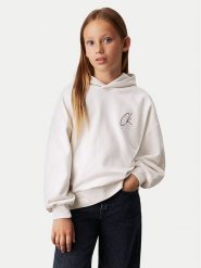 Calvin Klein Jeans Bluza Signage IG0IG02640 Écru Regular Fit. Spodnie dziewczęce Calvin Klein Jeans, z bawełny. Za 279.99 zł.