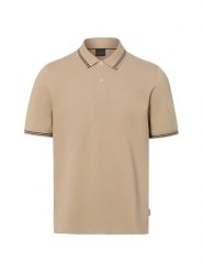 Bugatti koszulka polo Mężczyźni Bawełna (100%) brązowy, XL. Brązowe koszulki polo męskie Bugatti, m, bez wzorów, z bawełny, bez ramiączek. Za 139.95 zł.