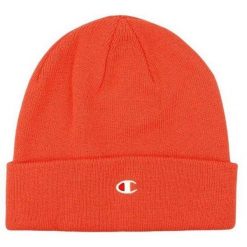 Czapka Unisex Dla Dorosłych. Czerwone czapki męskie CHAMPION, bez wzorów, z materiału. Za 111.99 zł.