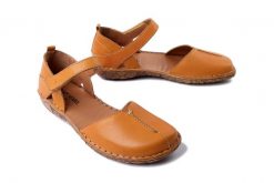 JOSEF SEIBEL 79542 727 850 Rosalie 42 safran, sandały damskie. Żółte sandały damskie Josef Seibel, bez wzorów, z materiału, bez obcasa. Za 299.90 zł.