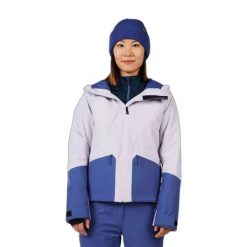 Damska kurtka narciarska Rossignol Rochrun. Fioletowe kurtki damskie Rossignol, bez wzorów, bez kaptura, narciarskie. Za 1,404.00 zł.