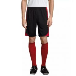 Szorty Sol's Olimpico. Czarne szorty damskie SOL'S, bez wzorów, z poliesteru, sportowe. Za 79.00 zł.