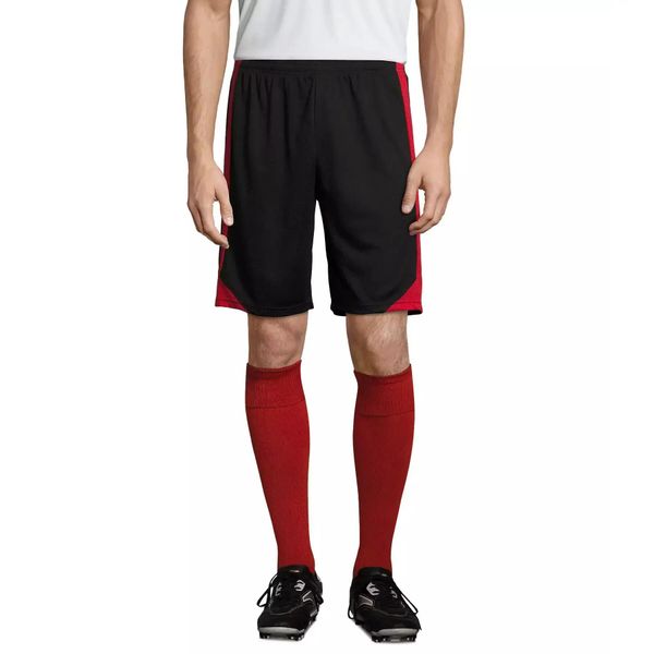 Szorty Sol's Olimpico. Czarne szorty damskie SOL'S, bez wzorów, z poliesteru, sportowe. Za 79.00 zł.