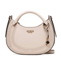 Torebka Guess. Brązowe torebki klasyczne damskie Guess, z aplikacjami, bez dodatków. Za 359.99 zł.