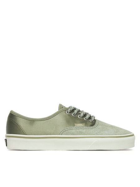 Vans Tenisówki Authentic VN000EHHFSG1 Zielony. Zielone trampki i tenisówki damskie Vans, bez wzorów, ze skóry. Za 369.99 zł.