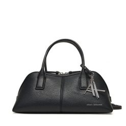Torebka Armani Exchange. Czarne torebki klasyczne damskie Armani Exchange, bez wzorów, bez dodatków. Za 619.99 zł.
