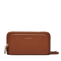 Torebka MICHAEL Michael Kors. Brązowe listonoszki damskie MICHAEL Michael Kors, bez wzorów, bez dodatków. Za 575.99 zł.