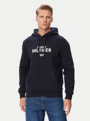 Tommy Hilfiger Bluza MW0MW44937 Granatowy Regular Fit. Niebieskie bluzy bez kaptura męskie Tommy Hilfiger, m, z bawełny. Za 409.99 zł.