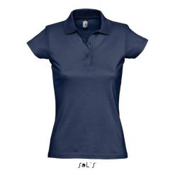 Damska koszulka polo Sol's Prescott. Niebieskie bluzki sportowe damskie SOL'S, l, ze skóry, bez kołnierzyka, bez ramiączek. Za 74.40 zł.