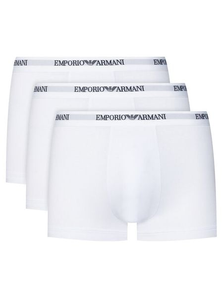 Emporio Armani Underwear Komplet bokserek EM000259 AF14132 M0066 Biały. Białe bokserki męskie Emporio Armani Underwear, bez wzorów, z bawełny. Za 149.99 zł.