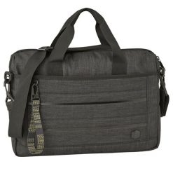 Torba sportowa dla dorosłych Caterpillar B. Holt Slim Briefcase pojemność 10 L. Czarne torebki dziecięce CATerpillar. Za 229.99 zł.
