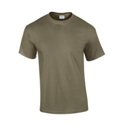 Ultra Bawełniana Koszulka Unisex Dla Dorosłych. Zielone bluzki damskie Gildan, xl, bez wzorów, z bawełny, sportowe, bez kołnierzyka, bez ramiączek. Za 34.99 zł.