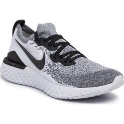 Buty NIKE - Epic React Flyknit 2 BQ8928 101 White/Black/Pure Platinum. Szare buty fitness męskie Nike. Za 639.00 zł.