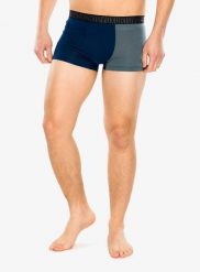 Bokserki termoaktywne męskie Ortovox 150 Essential Trunks. Niebieskie bokserki męskie ORTOVOX, bez wzorów, z lycry. Za 173.69 zł.