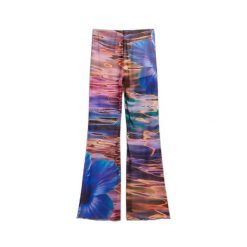 Spodnie damskie Desigual Cancun. Fioletowe spodnie materiałowe damskie Desigual, bez wzorów, z materiału, eleganckie. Za 308.00 zł.