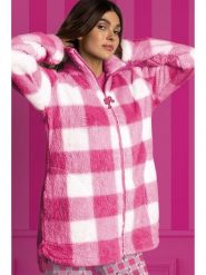 Barbie Bluza "Barbie" w kolorze różowo-białym rozmiar: S. Białe bluzy bez kaptura damskie barbie, s. Za 130.99 zł.