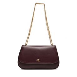Torebka Calvin Klein. Czerwone torebki klasyczne damskie CALVIN KLEIN, bez wzorów, wizytowe, bez kołnierzyka, bez ramiączek. Za 459.99 zł.