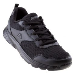Trampki Męskie Derun. Czarne trampki i tenisówki męskie MARTES ESSENTIALS, bez wzorów, z koronki, bez zapięcia. Za 138.99 zł.