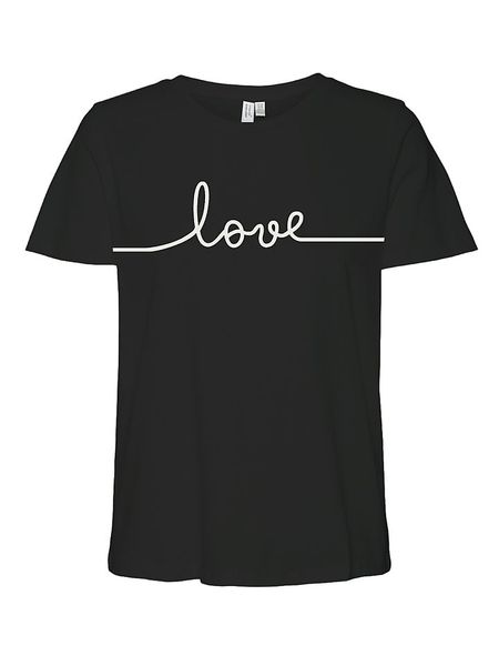 Vero Moda Koszulka "Kami" w kolorze czarnym rozmiar: S. Czarne bluzki damskie Vero Moda, s, bez wzorów, z bawełny, bez kołnierzyka, bez ramiączek. Za 41.49 zł.