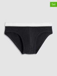 COTONELLA Slipy (2 pary) w kolorze czarnym rozmiar: M. Czarne slipki męskie Cotonella, bez wzorów. Za 39.21 zł.