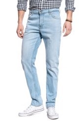 LEE RIDER MĘSKIE SPODNIE JEANSOWE BLEACHED CODY L701NLUH 112117640. Spodnie materiałowe męskie Lee, bez wzorów, z jeansu. Za 219.99 zł.