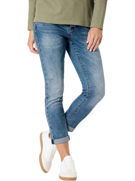 Timezone Dżinsy - Slim fit - w kolorze niebieskim rozmiar: 29. Niebieskie jeansy damskie Timezone. Za 126.15 zł.