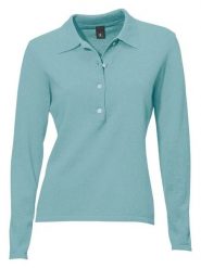 Heine Sweter w kolorze błękitnym rozmiar: 46. Niebieskie swetry klasyczne damskie Heine, z bawełny, bez kołnierzyka. Za 78.99 zł.