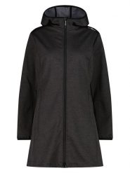 Cmp Płaszcz softshellowy w kolorze czarnym rozmiar: 48. Czarne płaszcze damskie CMP, bez wzorów, sportowe. Za 201.55 zł.