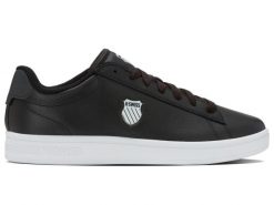 Buty K-Swiss COURT SHIELD II 04412-031-M. Czarne buty trekkingowe męskie K-Swiss, bez zapięcia, trekkingowe. Za 149.00 zł.