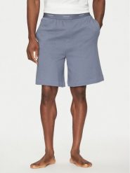 Calvin Klein Underwear Szorty piżamowe 000NM2707E Niebieski Regular Fit. Niebieskie piżamy męskie Calvin Klein Underwear, m, bez wzorów, z bawełny, bez ramiączek. Za 169.99 zł.