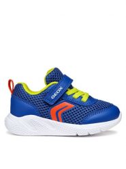 Geox Sneakersy B Sprintye B454UC 01454 C0833 Granatowy. Niebieskie buty sportowe chłopięce Geox, bez wzorów, z materiału, bez zapięcia. Za 119.99 zł.