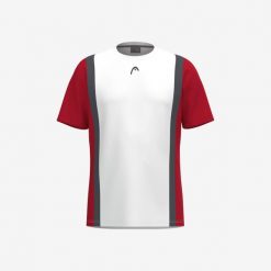 CLUB 25 TECH T-Shirt Men. Czerwone t-shirty męskie HEAD, s, bez wzorów, z meshu, bez kołnierzyka. Za 153.00 zł.
