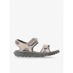 Sandały turystyczne damskie Columbia Konos Hiker 2-Strap. Brązowe obuwie trekkingowe damskie Columbia, bez wzorów, bez obcasa. Za 235.99 zł.