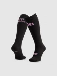 4F Skarpety snowboardowe damskie - czarne 35-38. Czarne skarpetki damskie 4f, bez wzorów, prążkowane. Za 69.99 zł.