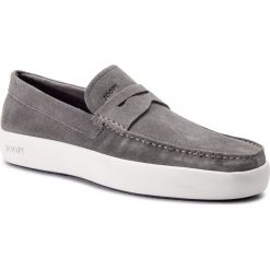 Mokasyny JOOP! - Zenon 4140004416 Light Grey 801. Szare mokasyny męskie Joop!, z materiału. W wyprzedaży za 369.00 zł.