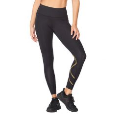Legginsy treningowe damskie 2XU Force Mid-Rise Compression. Czarne bielizna termoaktywna damska 2XU, l, bez wzorów. Za 657.50 zł.