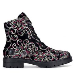 Botki Rieker. Brązowe buty zimowe męskie Rieker, bez zapięcia. Za 369.99 zł.