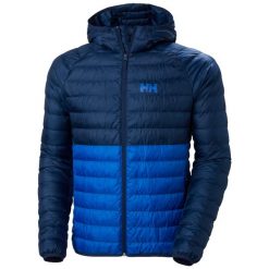 Ocieplana kurtka z kapturem Helly Hansen Banff. Niebieskie kurtki męskie Helly Hansen, m, bez wzorów, z puchu, z kapturem. Za 576.99 zł.