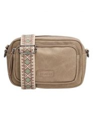 Beagles Torebka "Malaga" w kolorze beżowym - 18 x 12 x 4 cm rozmiar: onesize. Brązowe torebki klasyczne damskie Beagles, bez wzorów, z materiału, małe, bez dodatków. Za 114.71 zł.