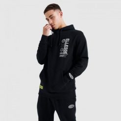Bluza męska Ellesse Stratson Oh Hoody. Czarne bluzy bez kaptura męskie Ellesse, m. Za 304.90 zł.