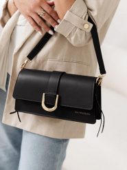 Lia Biassoni Skórzana torebka "Saraceno" w kolorze czarnym - 27 x 14 x 6 cm rozmiar: onesize. Czarne torebki klasyczne damskie Lia Biassoni, bez wzorów, z materiału, bez dodatków. Za 304.99 zł.