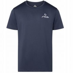 Koszulka sportowa Stiga Player T-Shirt. Niebieskie t-shirty męskie STIGA, uniwersalny, z materiału, bez ramiączek, na fitness i siłownię. Za 179.99 zł.