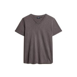 T-shirt melanżowy z dekoltem w serek Superdry. Szare t-shirty męskie Superdry., m, bez wzorów, bez kołnierzyka. W wyprzedaży za 139.60 zł.