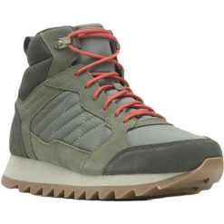 Buty trekkingowe Męskie Merrell Alpine Sneaker 2 Mid Polar Waterproof. Zielone buty trekkingowe męskie MERRELL, z polaru, bez zapięcia, trekkingowe. Za 607.10 zł.