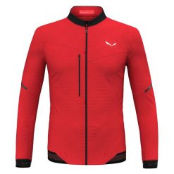 Bluza treningowa męska Salewa Pedroc 2. Czerwone bluzy bez kaptura męskie Salewa, m. Za 591.00 zł.