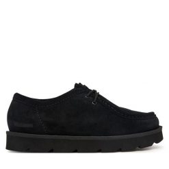 Półbuty Clarks. Czarne półbuty męskie Clarks, bez zapięcia. Za 479.99 zł.