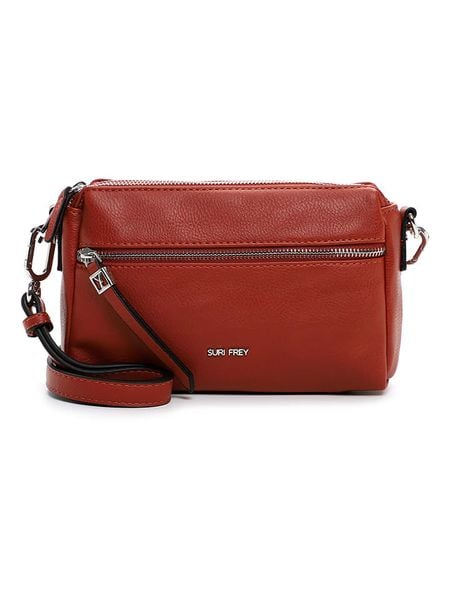 SURI FREY Torebka "Abbey" w kolorze czerwonobrązowym - 26 x 15 x 7 cm rozmiar: onesize. Brązowe torebki klasyczne damskie Suri Frey, bez wzorów, z materiału, bez dodatków. Za 69.99 zł.