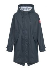 Derbe Kurtka przeciwdeszczowa w kolorze granatowym rozmiar: 42. Niebieskie kurtki przeciwdeszczowe damskie Derbe, bez kaptura. Za 243.64 zł.