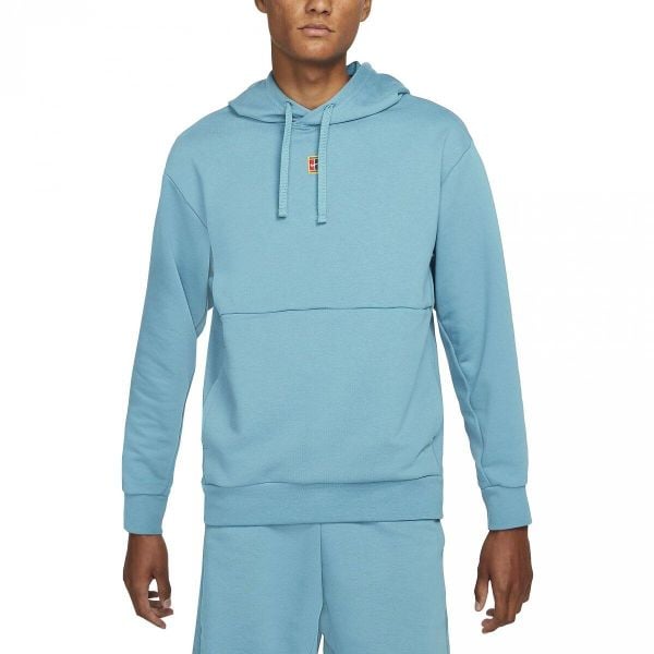 Bluza męska biegowa z kapturem Nike M Nkct Df Fleece Heritage Hoodie niebieska. Niebieskie bluzy z kapturem męskie Nike, l, z bawełny. Za 289.00 zł.