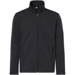 Kurtka softshellowa M Everhike Softshell J. Czarne kurtki męskie Vaude, m, bez wzorów, z materiału, bez kaptura. Za 496.45 zł.